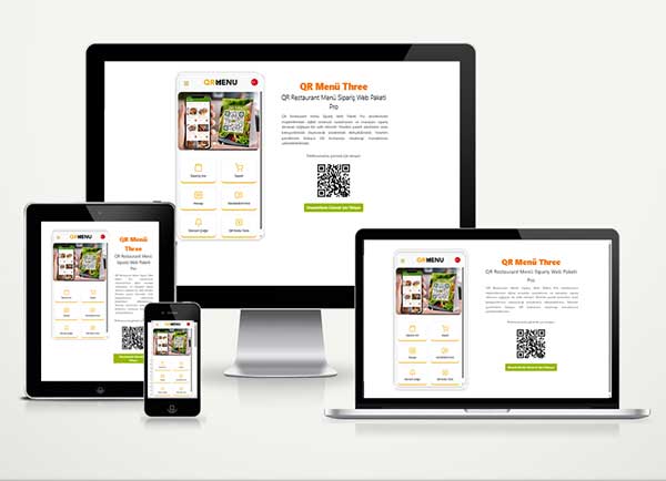 QR Restaurant Menü Sipariş Web Paketi Pro